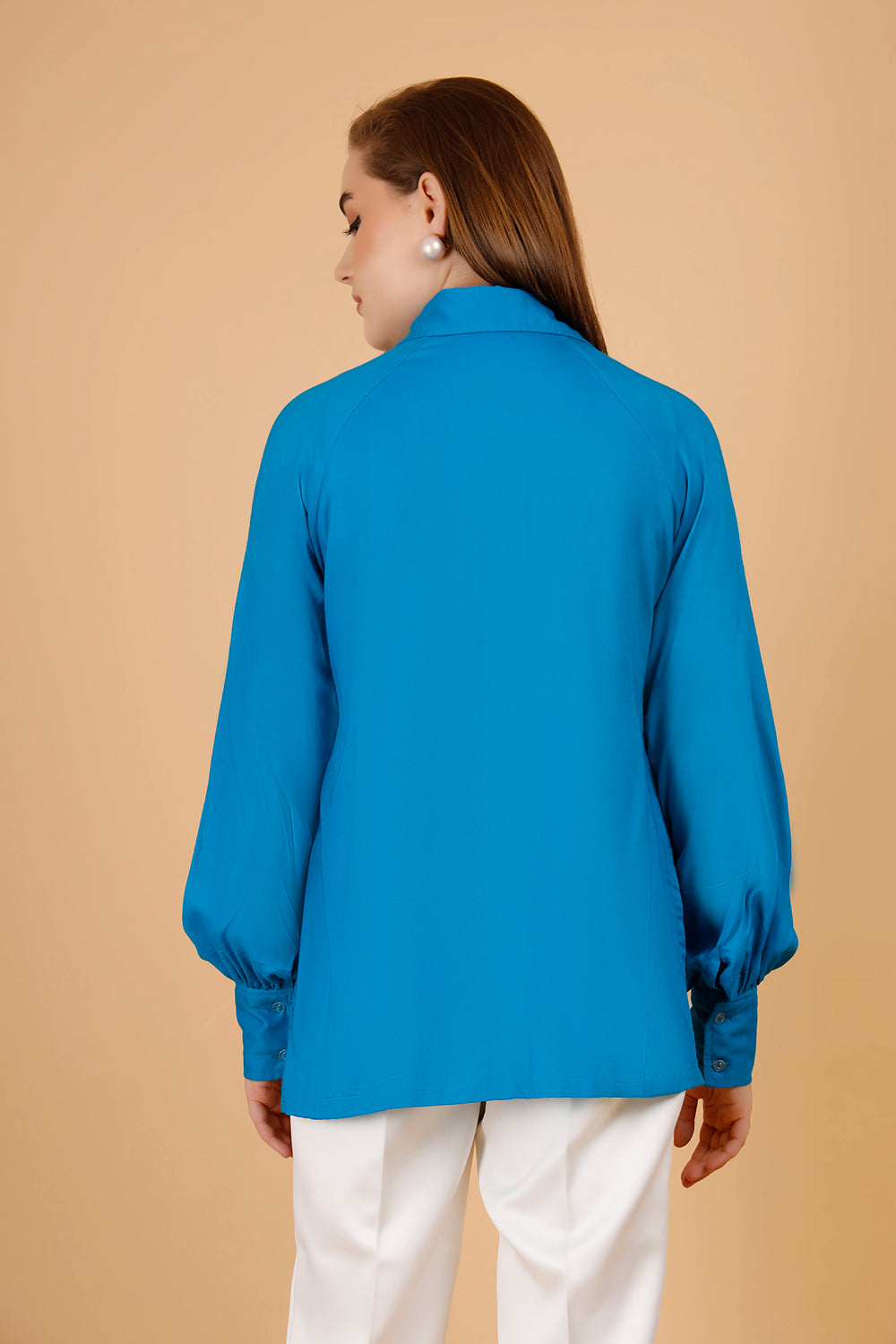 Blue Frill Shirt