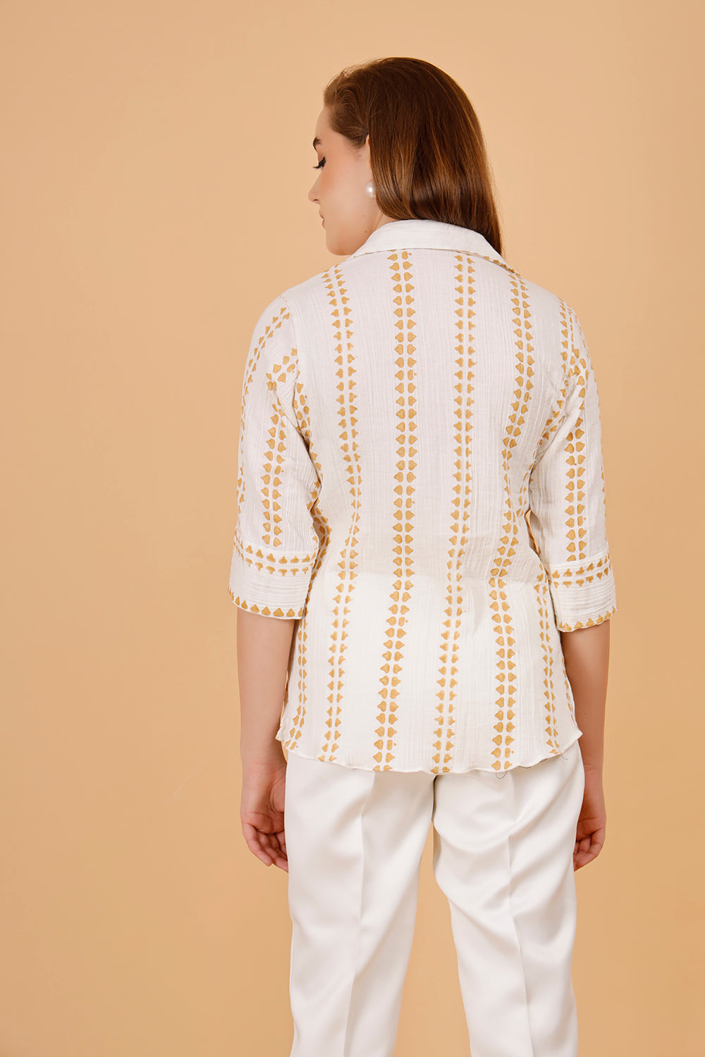 Sorbet Mocha Cotton Shirt