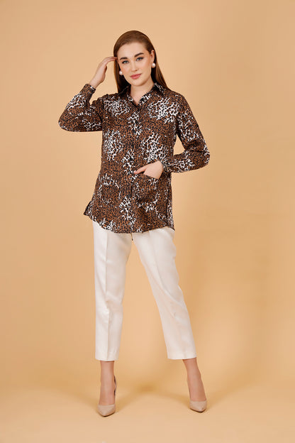 Wild Donna Crepe Shirt