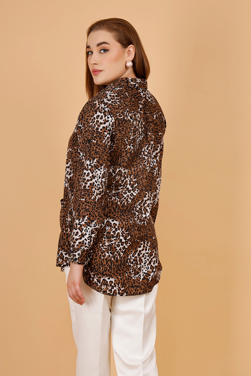 Wild Donna Crepe Shirt