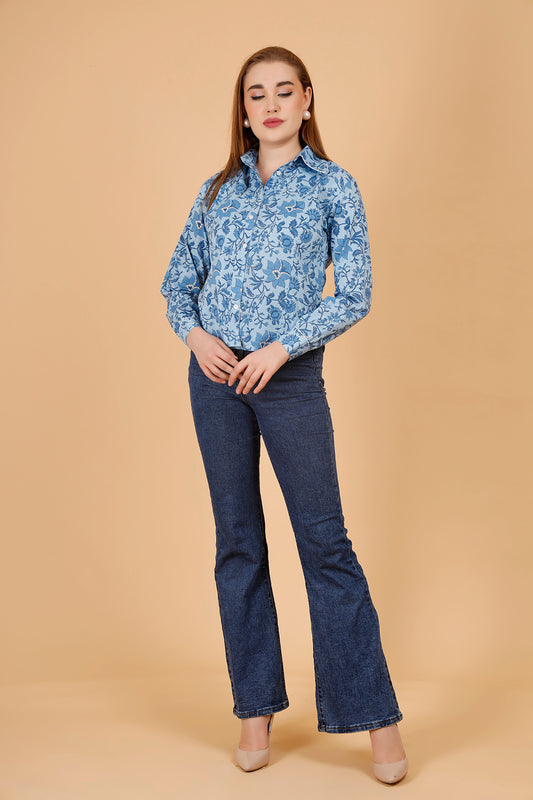 Bloom Blue Shirt