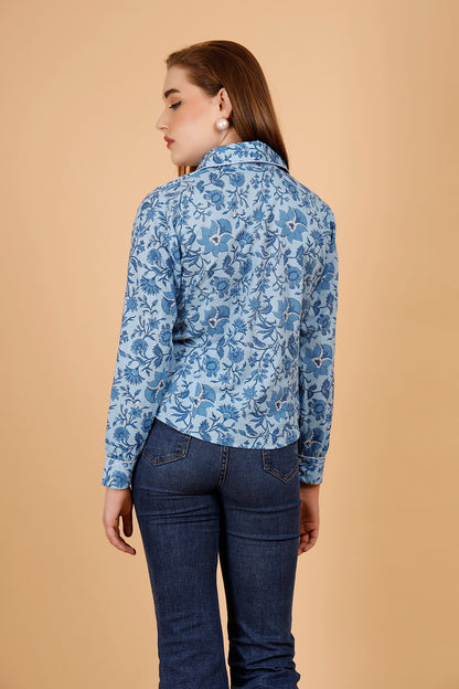 Bloom Blue Shirt