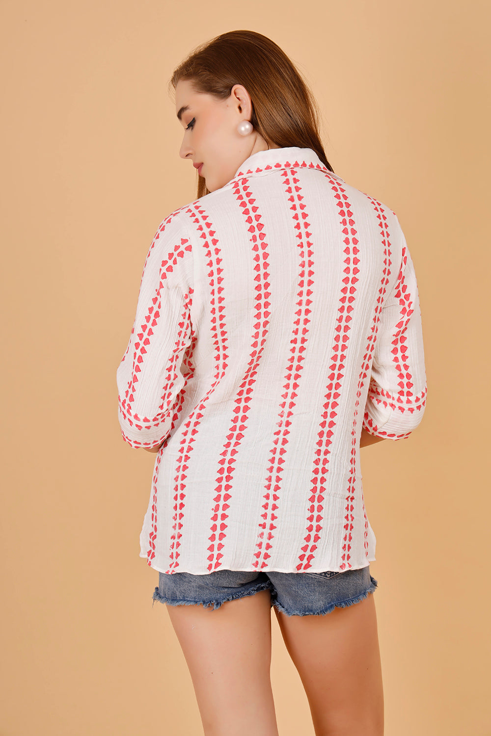 Sorbet Crimson Cotton Shirt