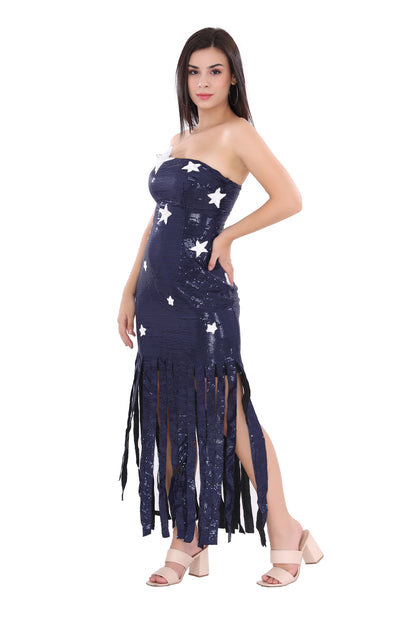 Starry Night Sequin Cocktail Dress